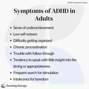 ADHD Symptoms in Adults