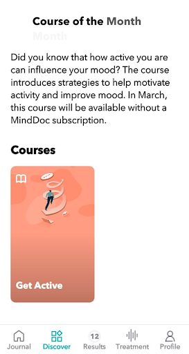 MindDoc Course of the Month