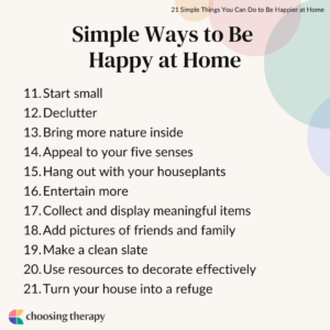 Simple Ways to Be Happy at Home