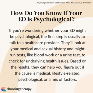 How Do You Know If Your ED Is Psychological?