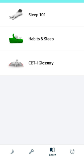 CBT-i Coach Learn Page