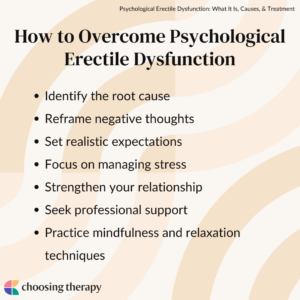 How to Overcome Psychological Erectile Dysfuction
