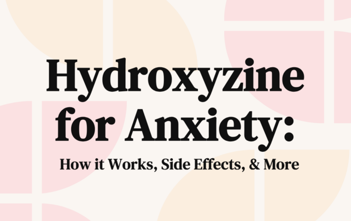 Hydroxyzine for Anxiety