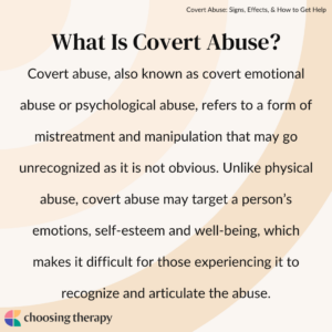 What Is Covert Abuse? 