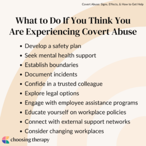 What to Do If You Think You Are Experiencing Covert Abuse