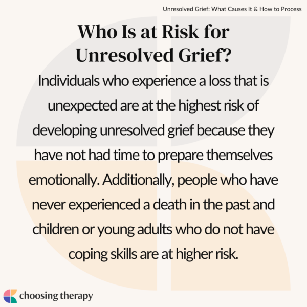 Unresolved What Are the Signs of Unresolved Grief?
