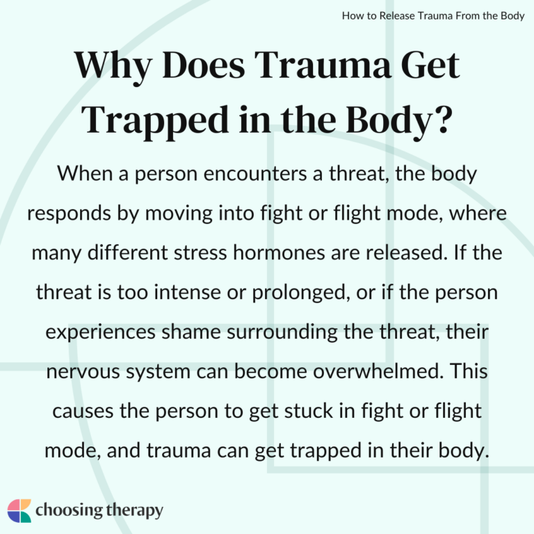 Releasing Trauma From the Body 10 Ways to Do It