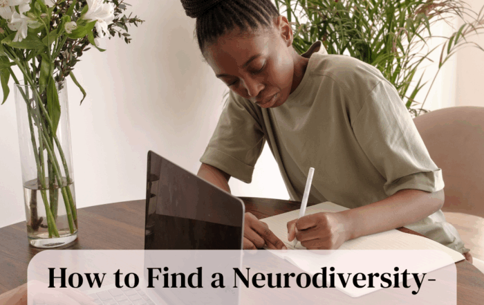 How to Find a Neurodiversity-Affirming Therapist