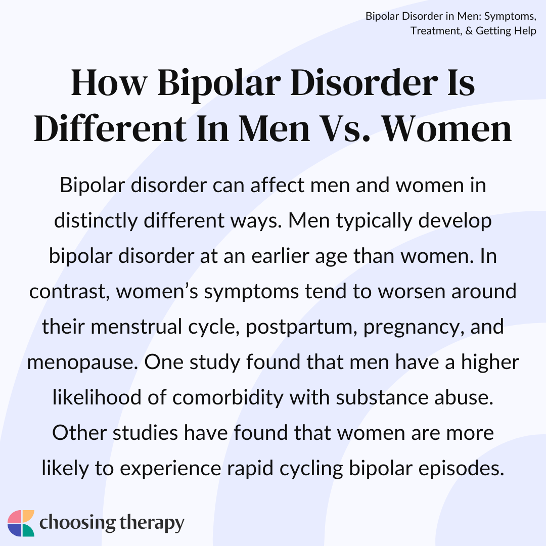 How Bipolar Disorder Is Different In Men Vs. Women