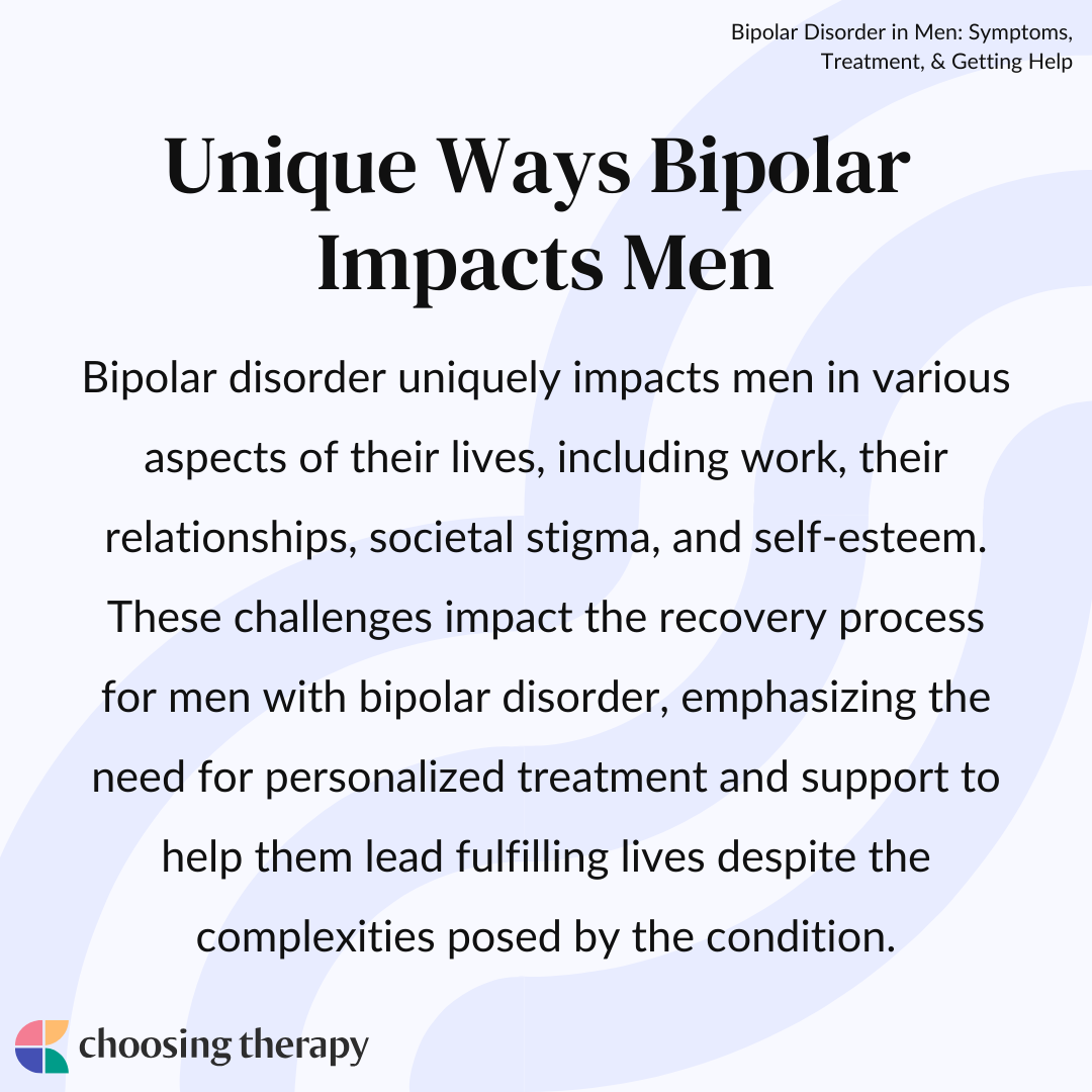 Unique Ways Bipolar Impacts Men