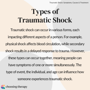 Types of Traumatic Shock