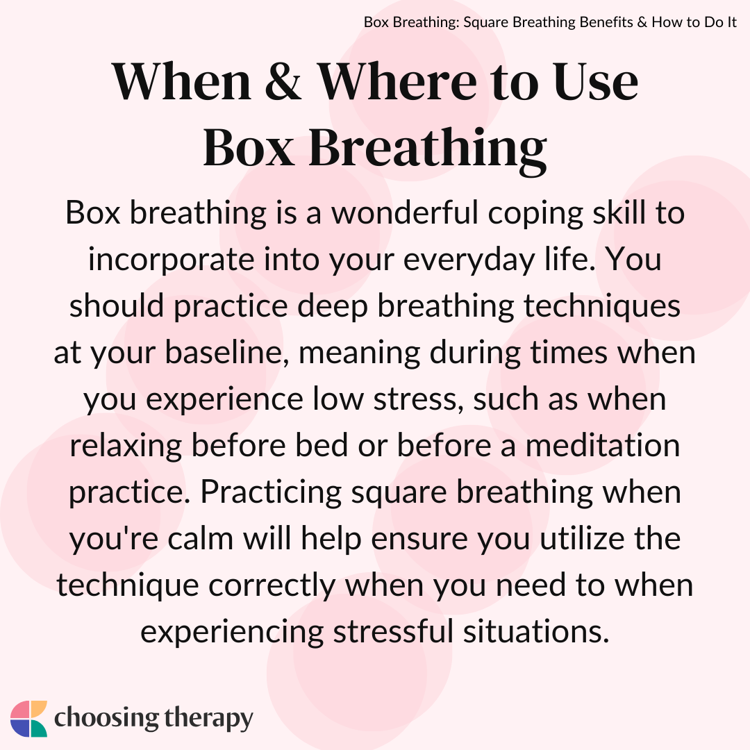 Box Breathing Meditation Technique for Stress & Anxiety (Square breathing)