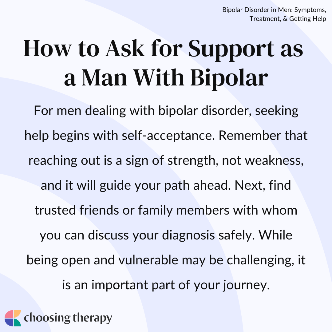 How to Ask for Support as a Man With Bipolar