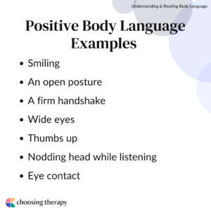 positive body language examples