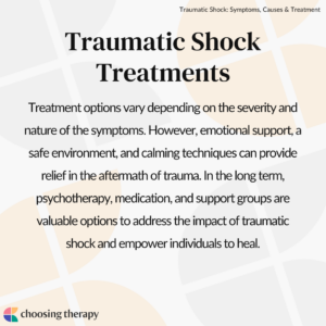 Traumatic Shock Treatments