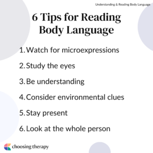 Six tips for reading body language