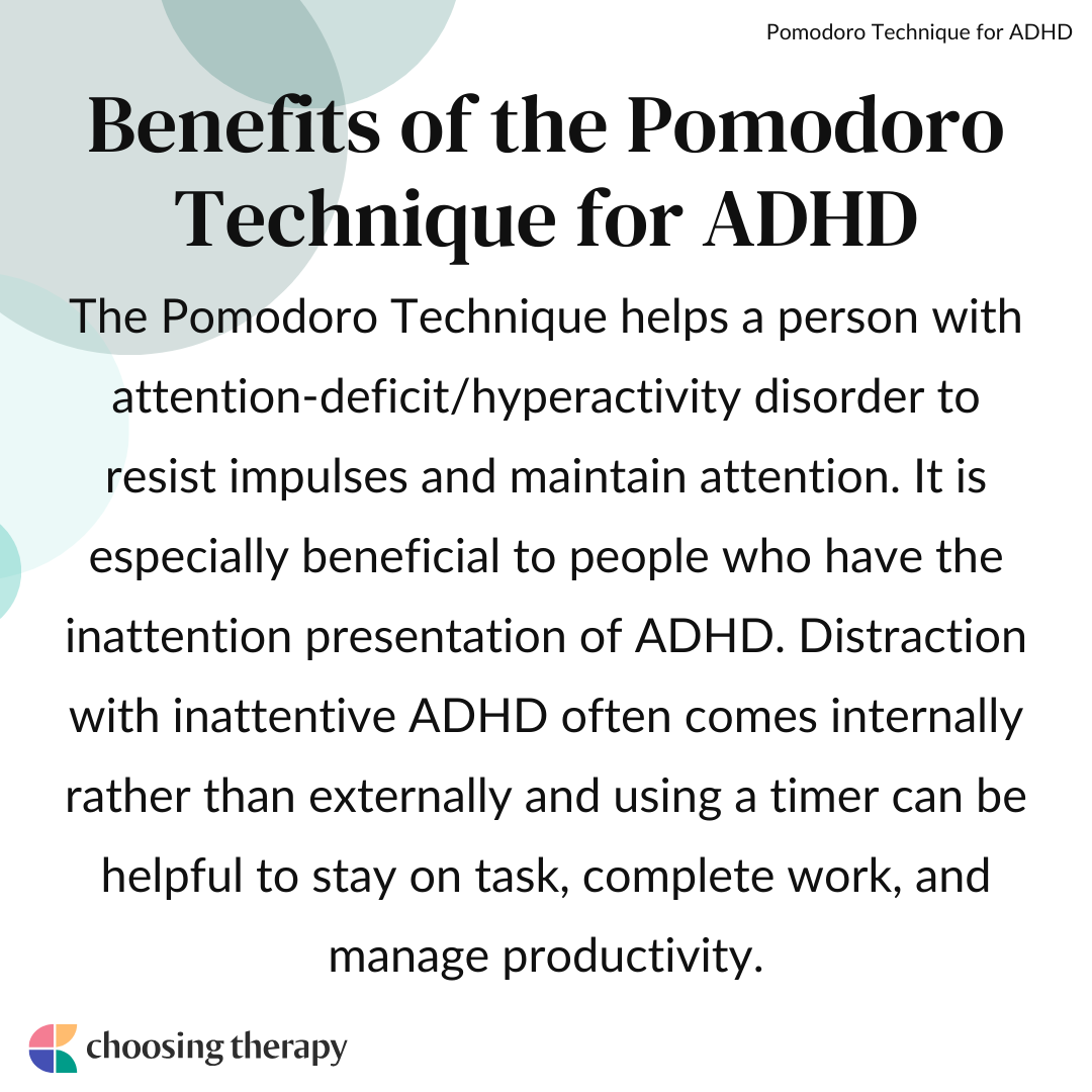 How the Pomodoro Technique Can Help With ADHD Symptoms