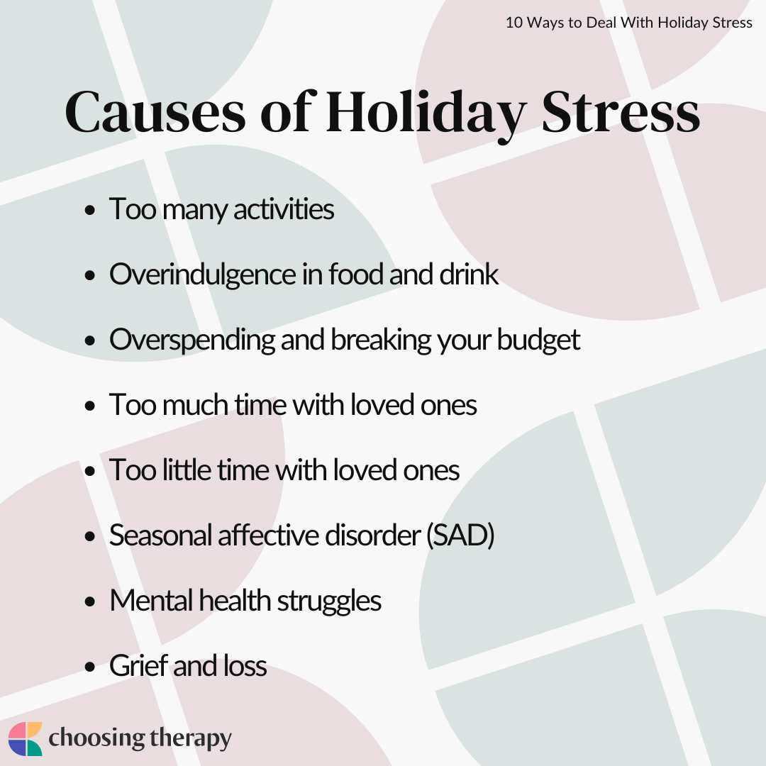 Holiday Stress Signs, Causes, and