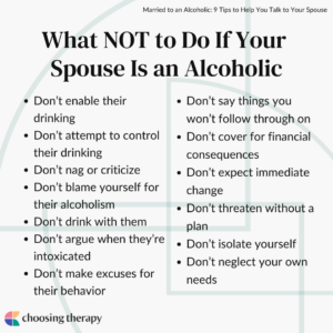 What NOT to Do If Your Spouse Is an Alcoholic