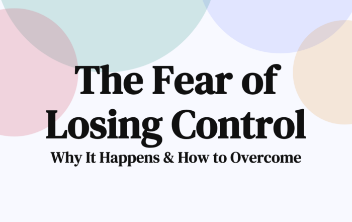 fear of losing control
