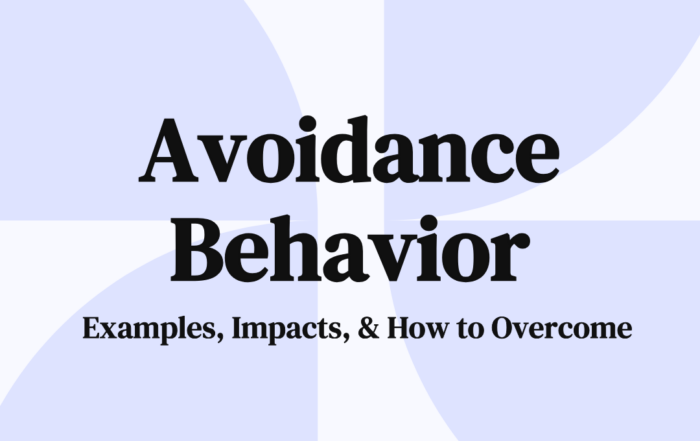 Avoidance Behavior