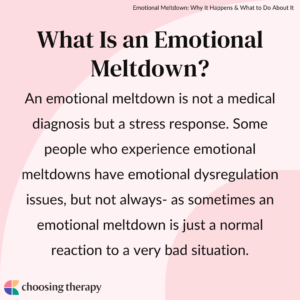 Emotional Meltdown: Meaning, Symptoms, & What to Do