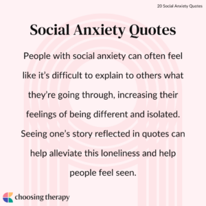 Social Anxiety Quotes