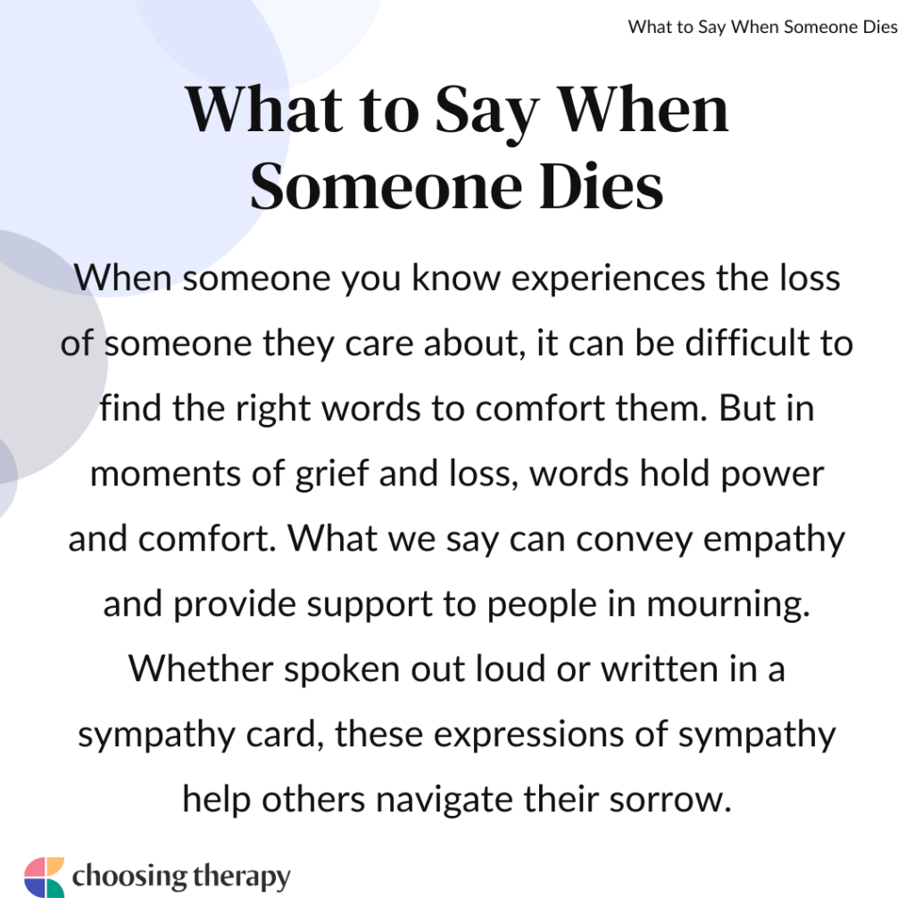 Interesting Info About What To Write When Someone Dies