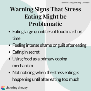  warning signs that stress eating might be becoming problematic
