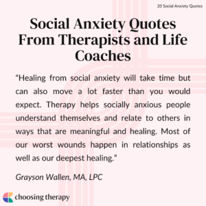 Social Anxiety Quotes From Therapists and Life Coaches
