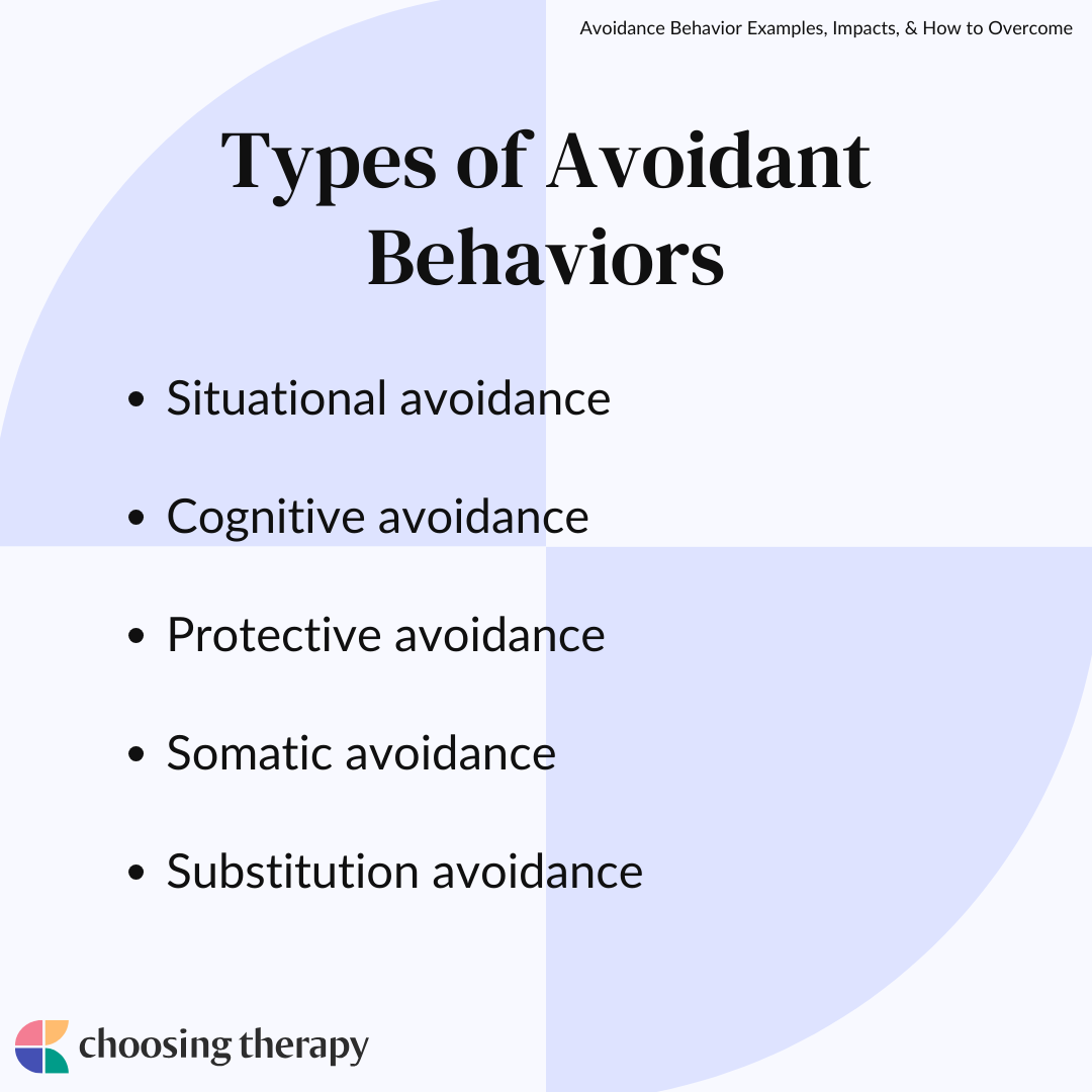 How to spot overcome avoidance behavior