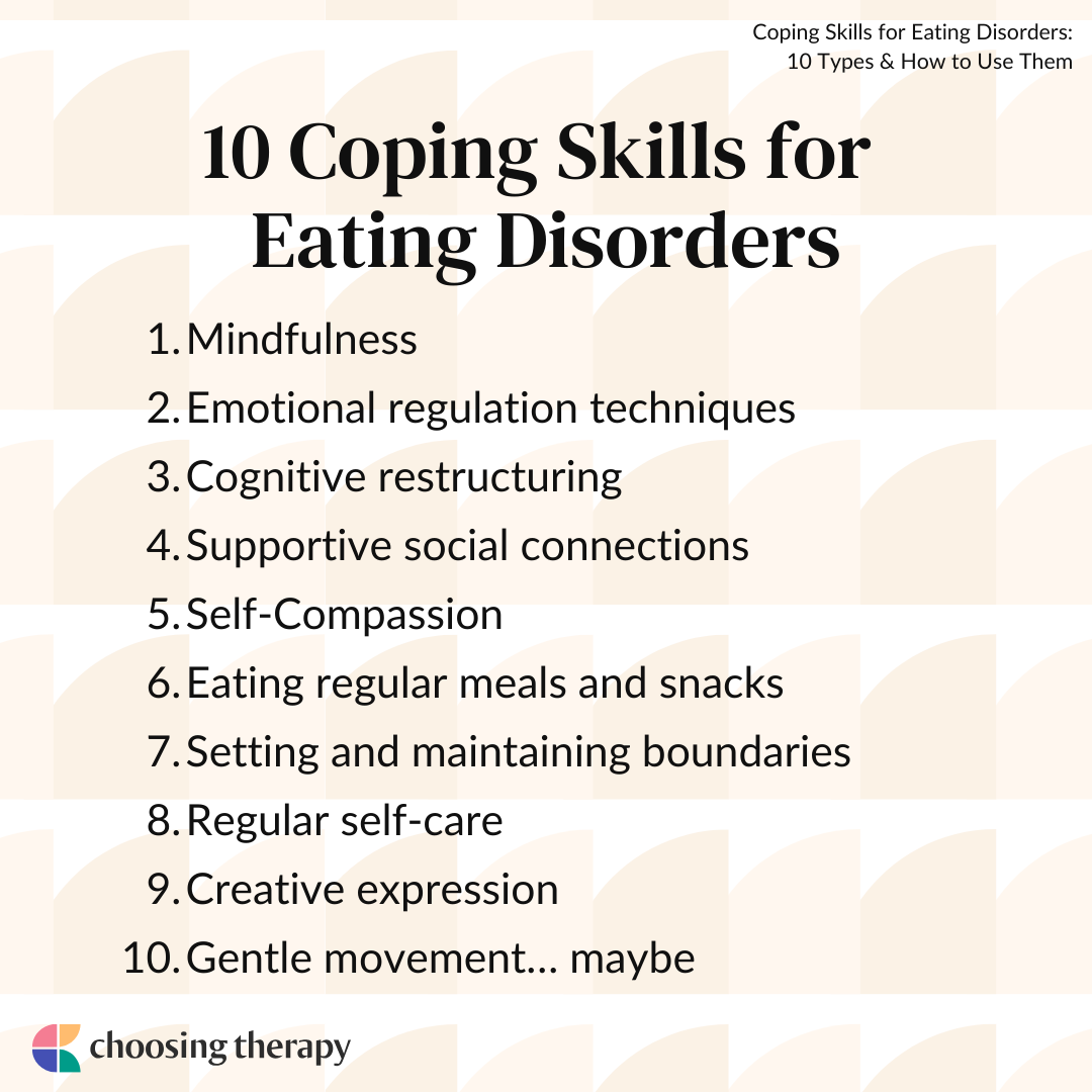 10 Coping Skills for Eating Disorders