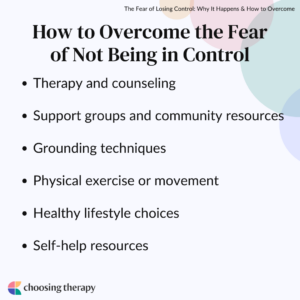 How to Overcome the Fear of Not Being in Control