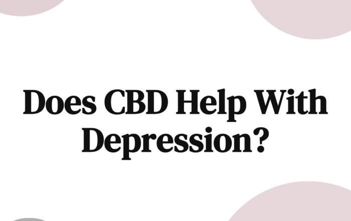 Does CBD Help With Depression