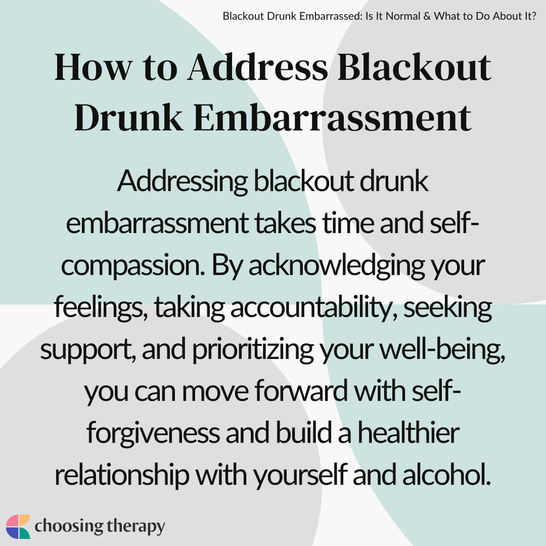 How to Address Blackout Drunk Embarrassment