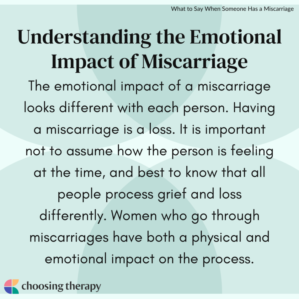 What to Say to Someone Who Miscarried