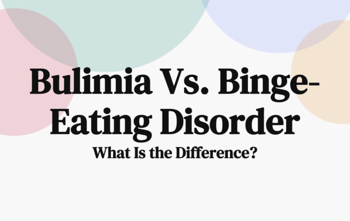 Bulimia Vs. Binge-Eating Disorder