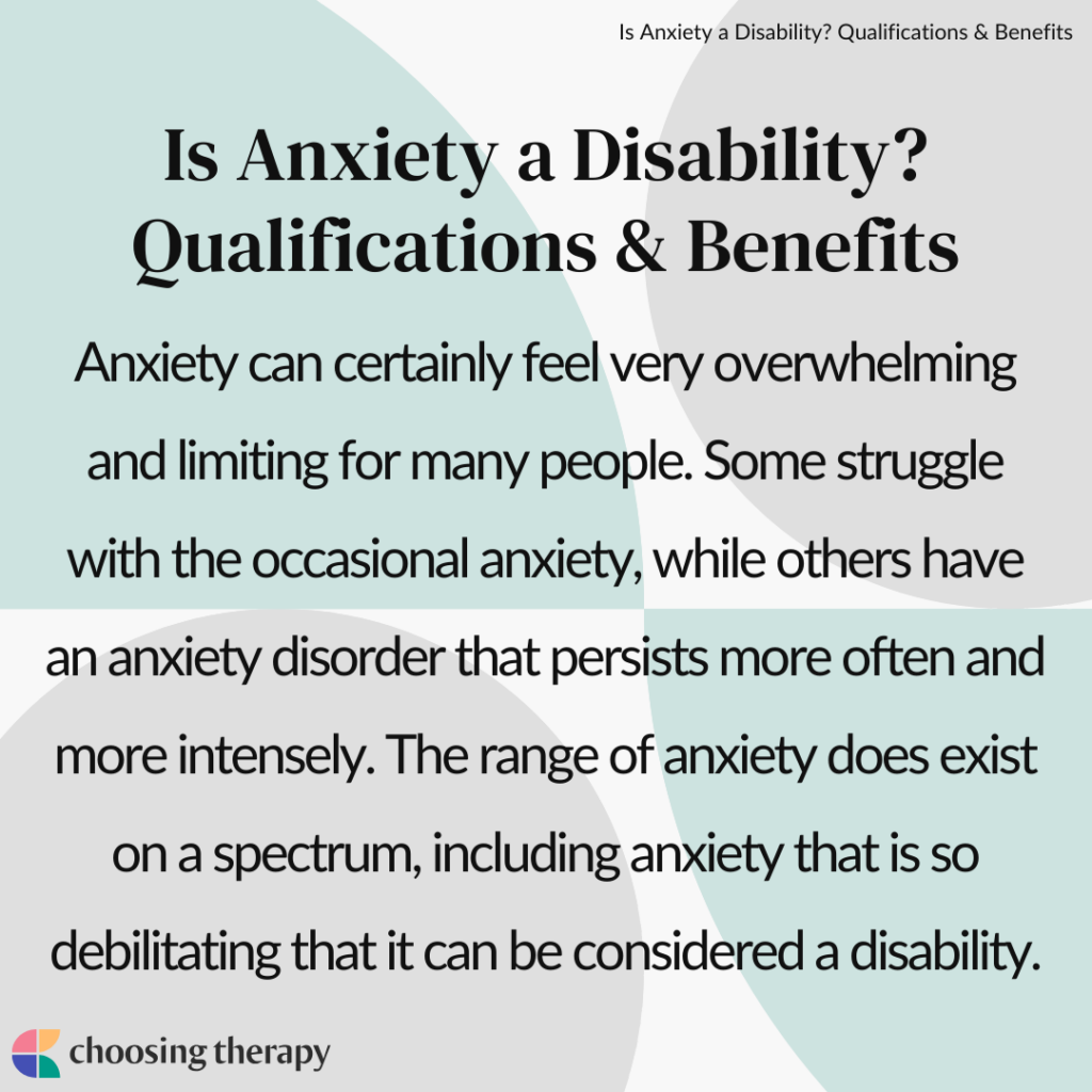 Can You Get Disability for Anxiety?