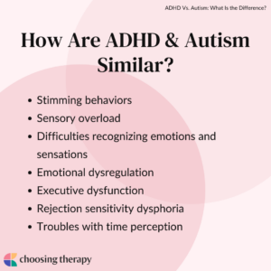 How Are ADHD & Autism Similar?