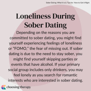 Loneliness During Sober Dating