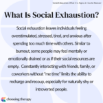 What Is Social Exhaustion?