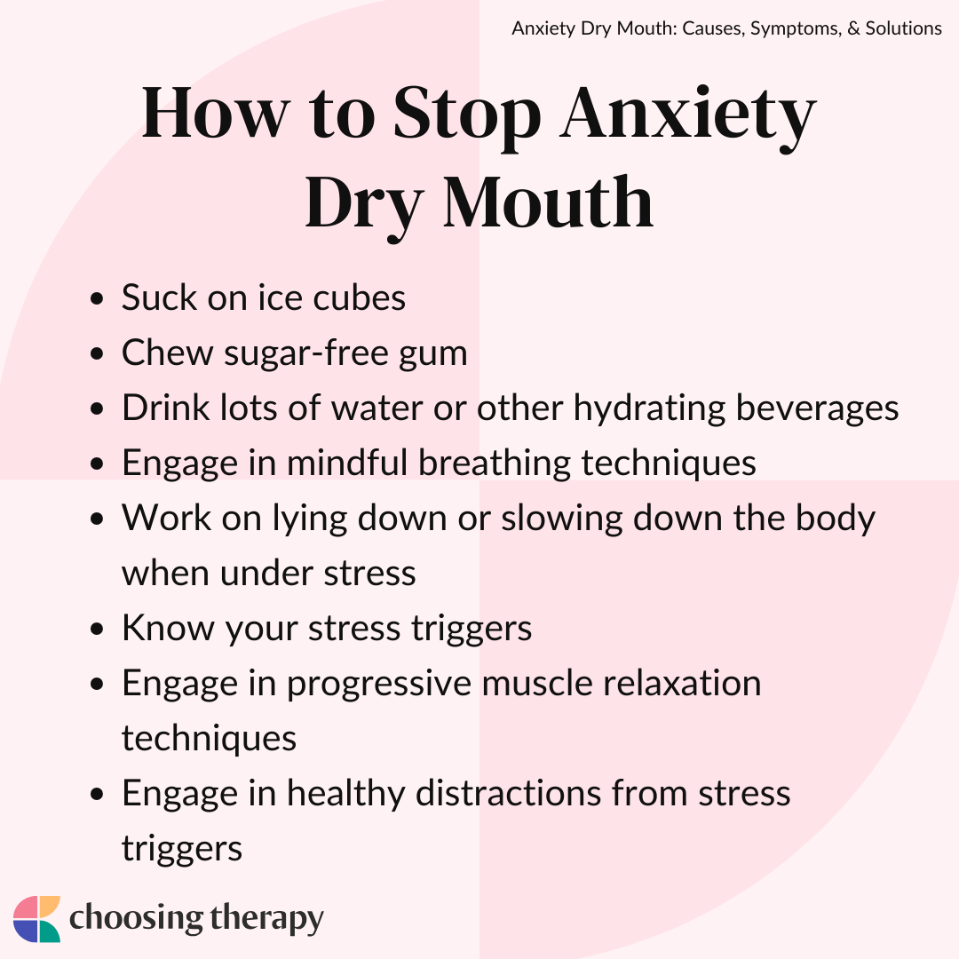 Dry Mouth Anxiety Cure