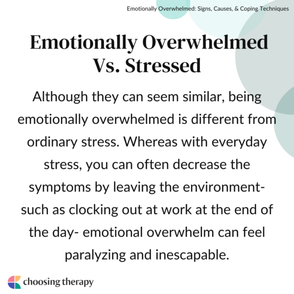 How To Deal With Overwhelmed Emotions