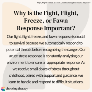 Why the Fight, Flight, Freeze, Fawn Response Is Important