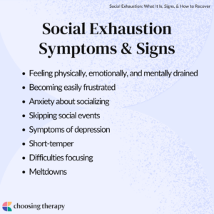 Signs of Social Exhaustion