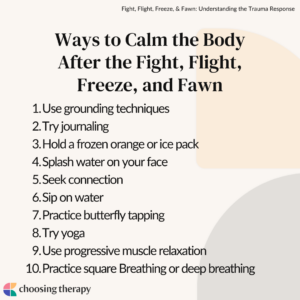 How to Calm Fight, Flight, Freeze, Fawn
