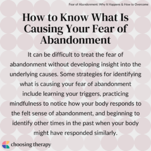 How to Know What Is Causing Your Fear of Abandonment