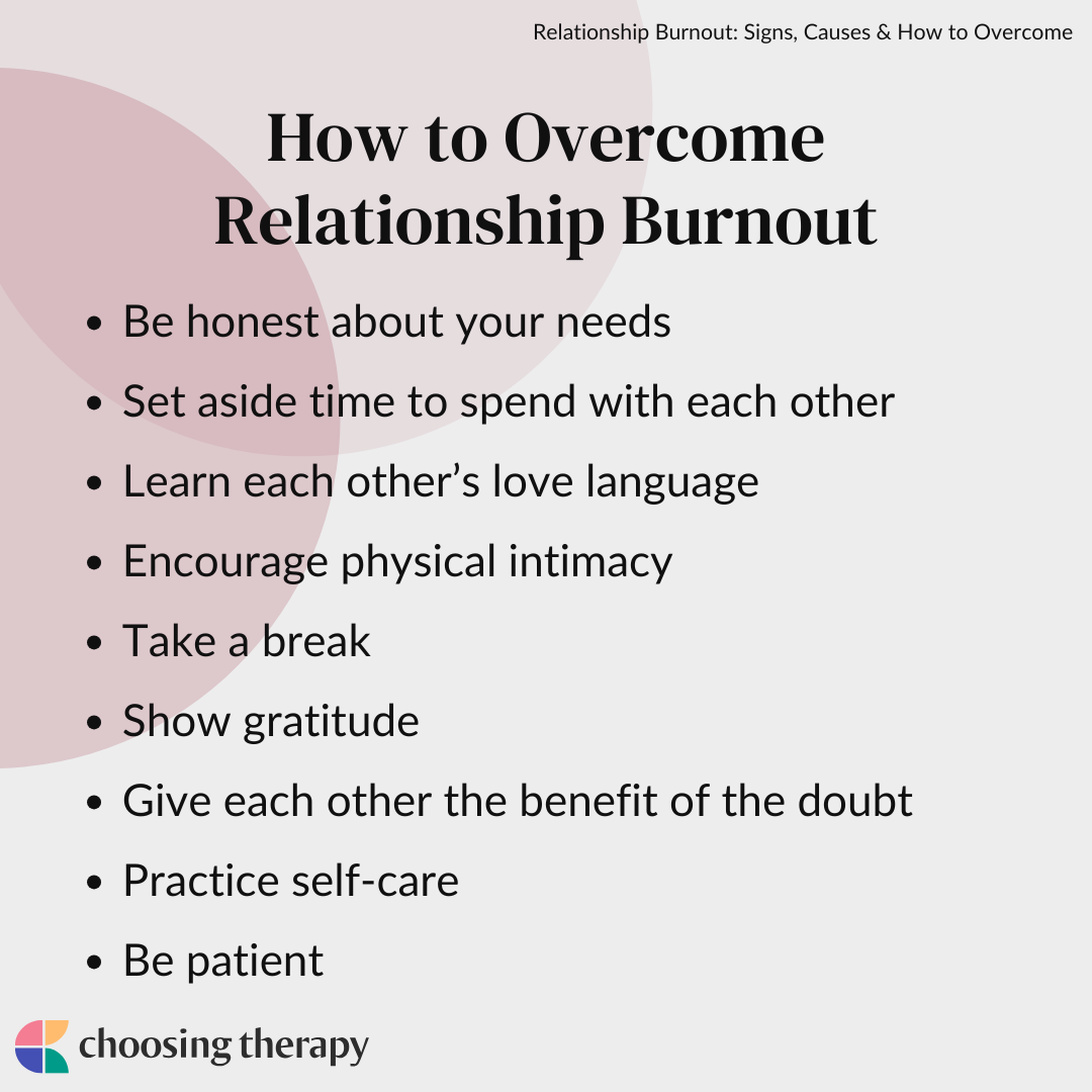 Tips to Overcome Relationship Burnout