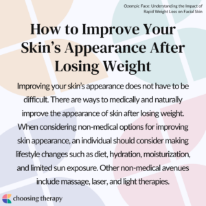 How to Improve Your Skin’s Appearance After Losing Weight