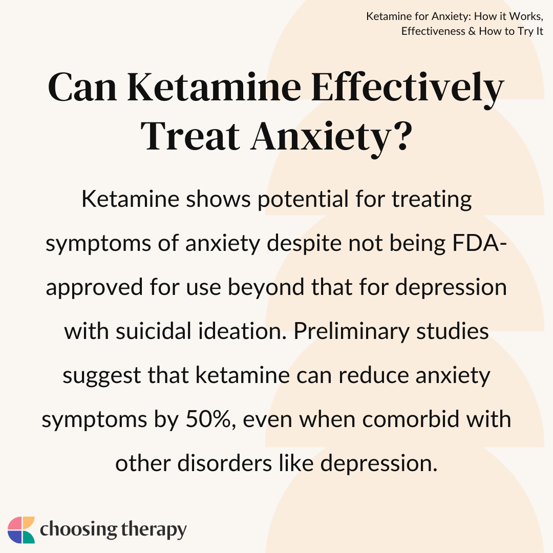Can Ketamine Effectively Treat Anxiety